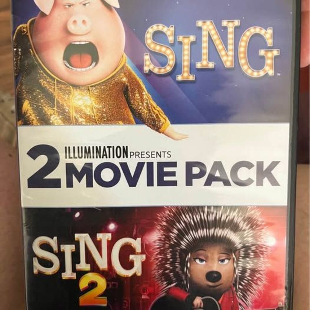 Illumination Sing & Sing 2 2-Movie Pack DVD